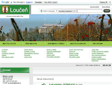 Tablet Screenshot of loucen.cz
